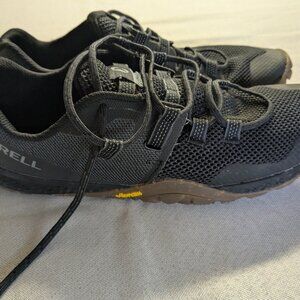 Merrell Trail Mens 10 Glove 6 Running Shoes  J135379 Black Vibram Barefoot